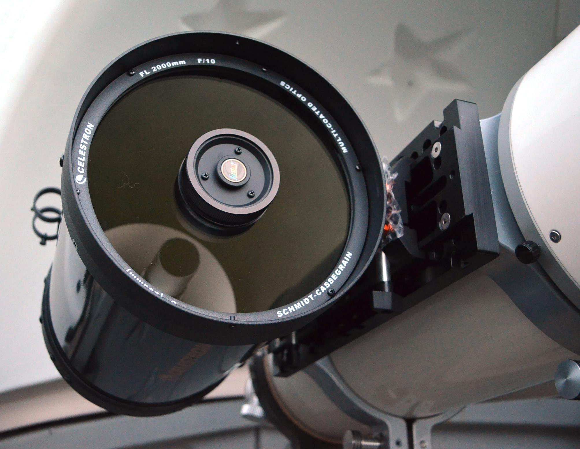 secondary. Those screws are your collimation adjustment.